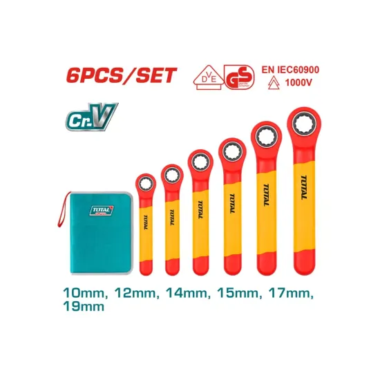 Insulated ratchet wrench set 6 pcs Insulated ratchet wrench set 6 pcs