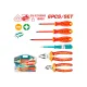 A set of dielectric tools up to 1000V 6pcs. A set of dielectric tools up to 1000V 6pcs.