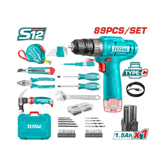 Impact Drill- Screwdriver 89 Pcs Tools set Impact Drill- Screwdriver 89 Pcs Tools set