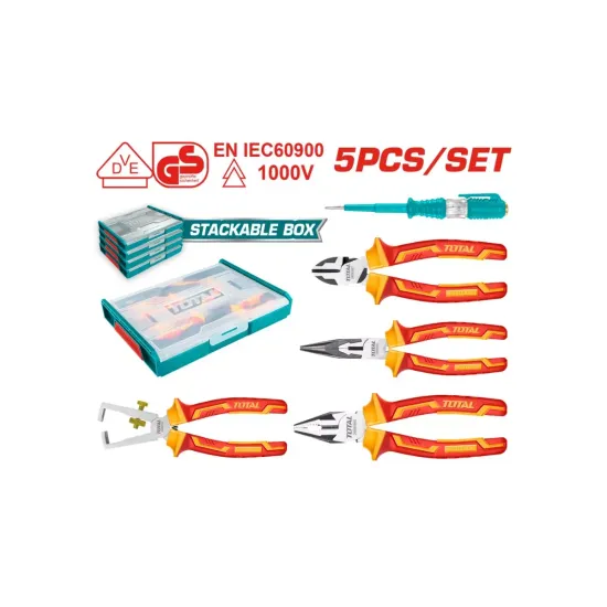 A set of dielectric tools up to 1000V 5pcs. A set of dielectric tools up to 1000V 5pcs.