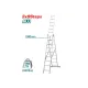 Three-section extension ladder Three-section extension ladder