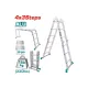 Multi-purpose aluminum ladder 4 x 3 steps Multi-purpose aluminum ladder 4 x 3 steps