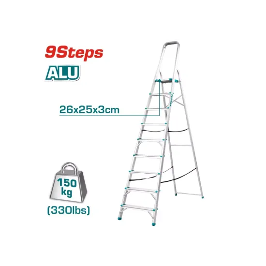 Household ladder 9 steps Household ladder 9 steps
