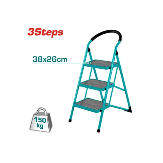 Metal ladder 3 steps Metal ladder 3 steps