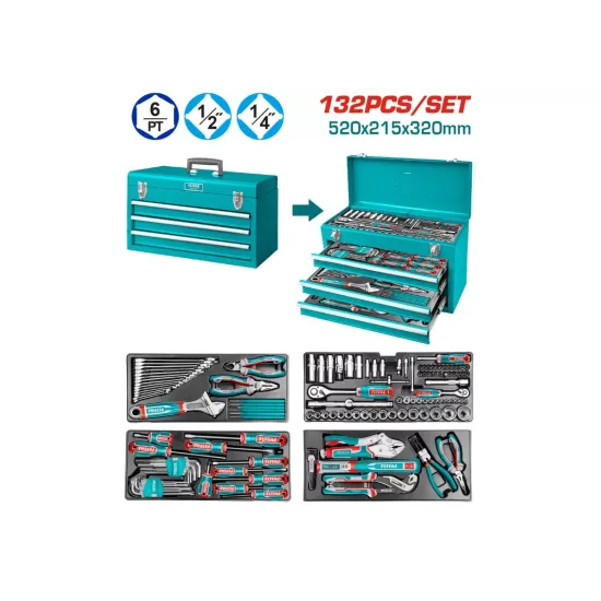 Tool set in a box 132 pieces Tool set in a box 132 pieces