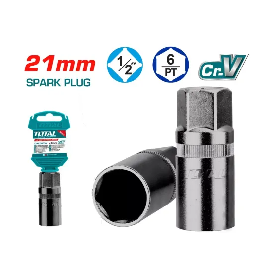 Spark plug socket 21mm - 1/2 " Spark plug socket 21mm - 1/2 "