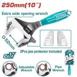 2 IN 1 adjustable wrench