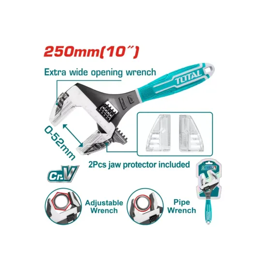 2 IN 1 adjustable wrench 2 IN 1 adjustable wrench