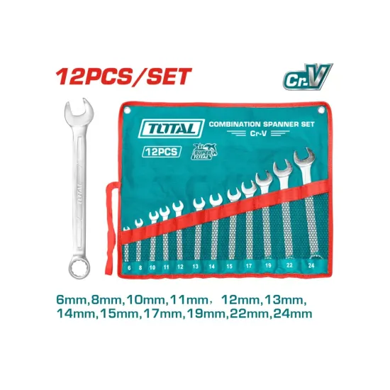 Combination wrench set 12pcs Combination wrench set 12pcs