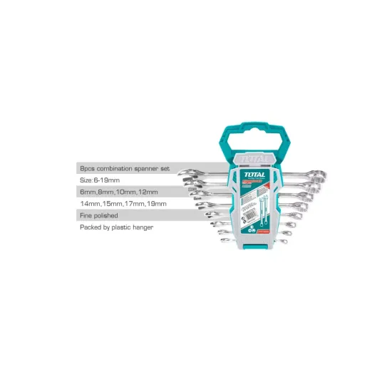 Combination spanner set 8pcs