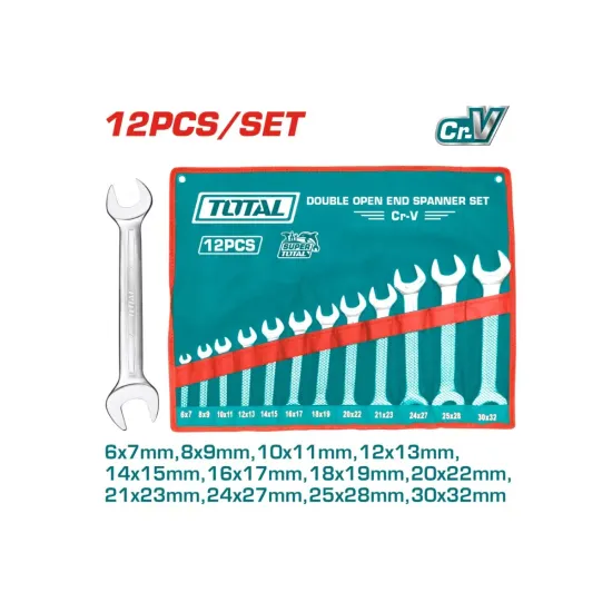 Set of open-end wrenches 12pcs Set of open-end wrenches 12pcs