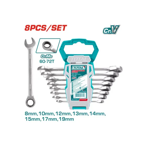 Combination ratchet wrench set Combination ratchet wrench set