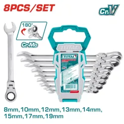 folding head wrench set 8pcs
