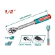 Extendable ratchet wrench 1/2" - 320-450mm