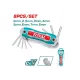 Folding set of hex keys 8pcs. Folding set of hex keys 8pcs.