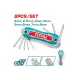 Folding set of pall point hex keys 8pcs. Folding set of pall point hex keys 8pcs.