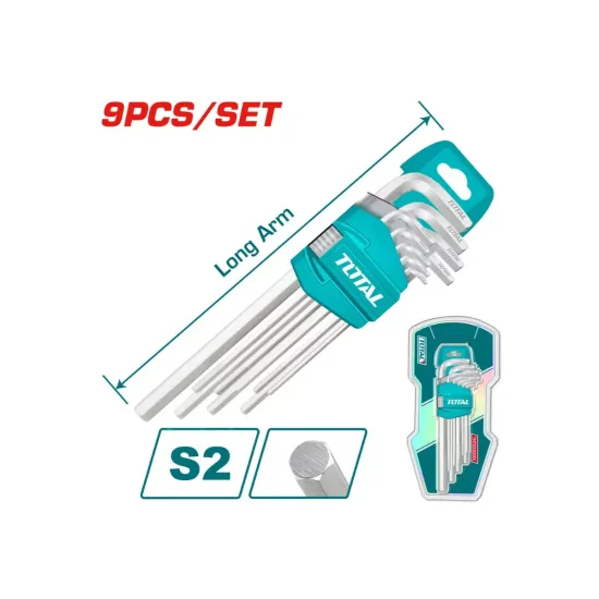 Hex key set, 9 pcs Hex key set, 9 pcs