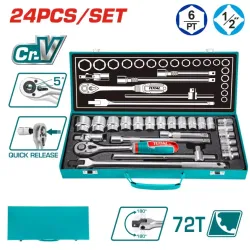 Tool set 1/2" 24 pieces
