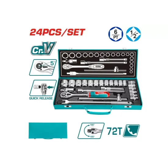 Tool set 1/2" 24 pieces Tool set 1/2" 24 pieces
