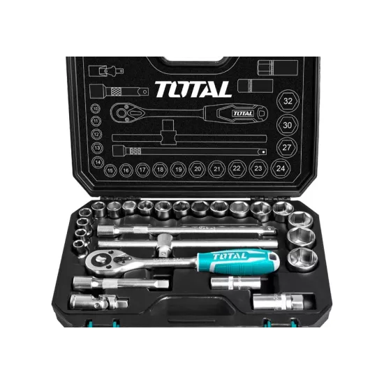 Tool set 1/2" 25 pieces