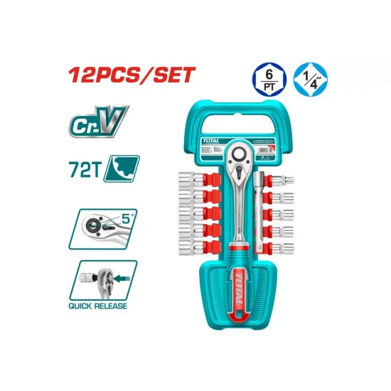 12 pcs 1/4" socket set 12 pcs 1/4" socket set
