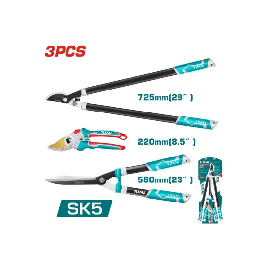 Set of pruning shears 3 pcs Set of pruning shears 3 pcs