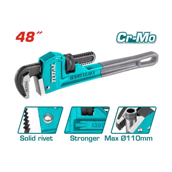 Pipe wrench 0-110mm - 1200mm 48" Pipe wrench 0-110mm - 1200mm 48"