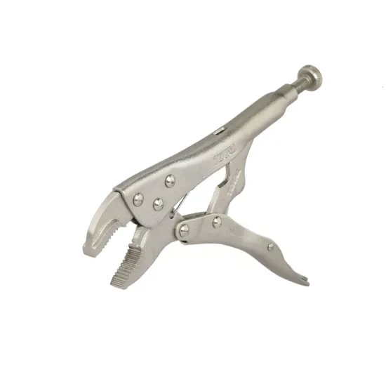 Manual clamp with straight jaws 175mm