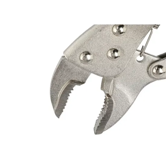 Manual clamp with straight jaws 175mm