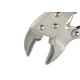 Manual clamp with straight jaws 175mm