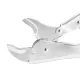 Manual clamp with straight jaws 250mm