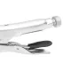 Manual clamp with straight jaws 250mm