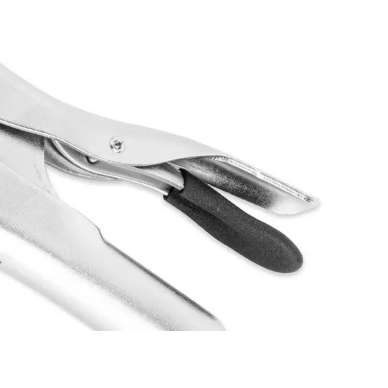 Manual clamp with straight jaws 250mm