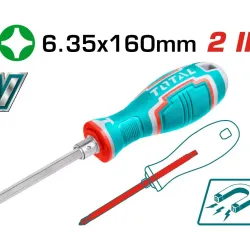 Screwdriver Twin Head ﻿﻿﻿PH2+SL6/160mm