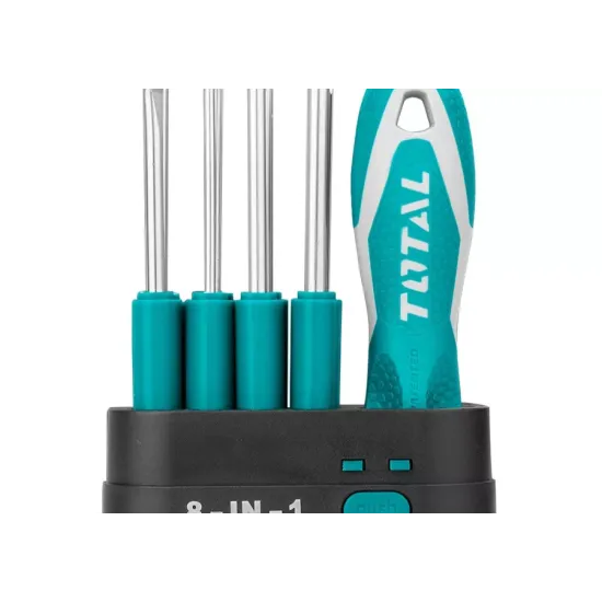 Screwdriver with replaceable bits 9 pcs.