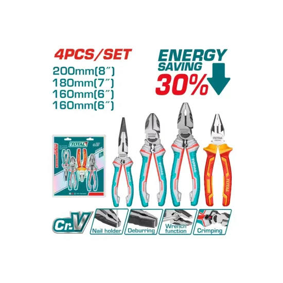 Set of pliers 4 pcs Set of pliers 4 pcs
