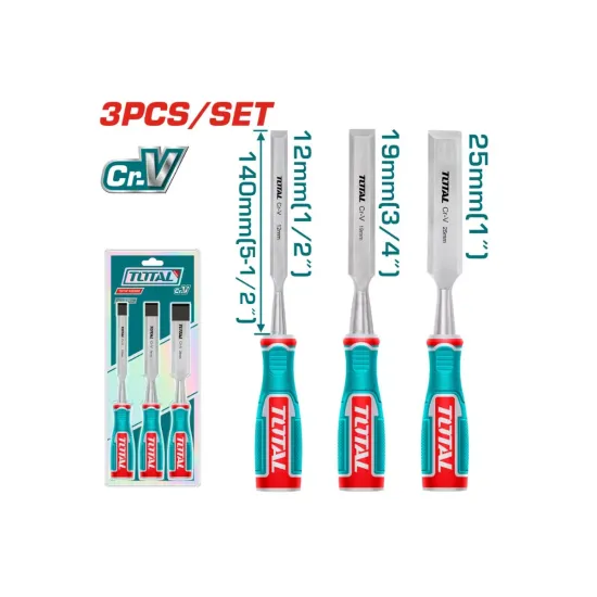 A set of wood chisels 3 pcs. A set of wood chisels 3 pcs.