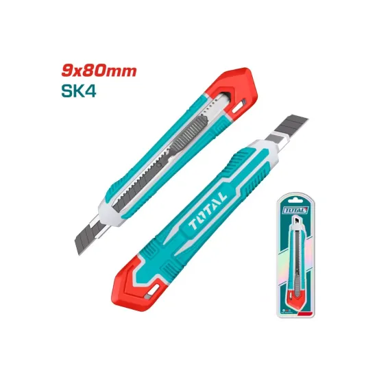 Retractable blade knife 9x80mm Retractable blade knife 9x80mm