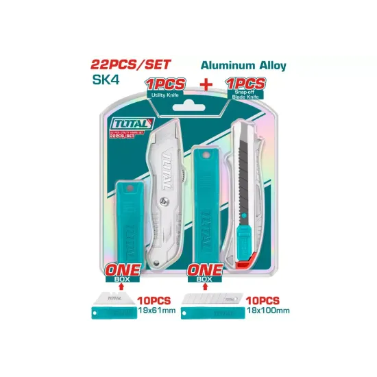 Utility knife set 22pcs Utility knife set 22pcs