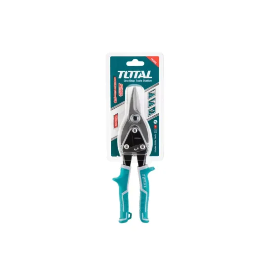 Metal shears with straight cut