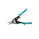 Metal shears with straight cut