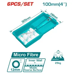 Set of roller brush 6in1