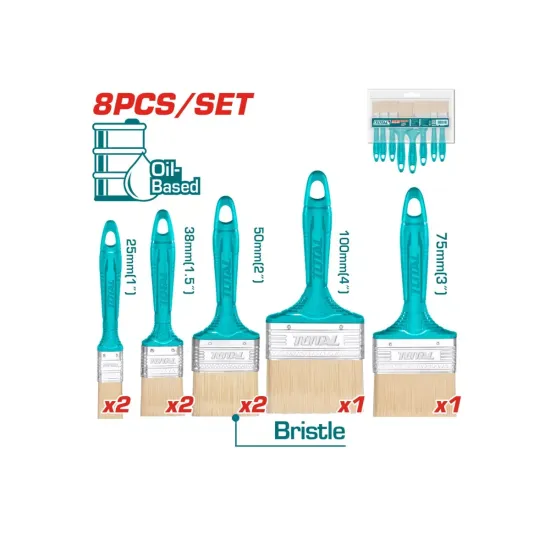 Set of brushes 8pcs Set of brushes 8pcs
