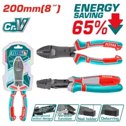 Compound action combination pliers