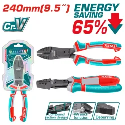 Compound action combination pliers 240mm
