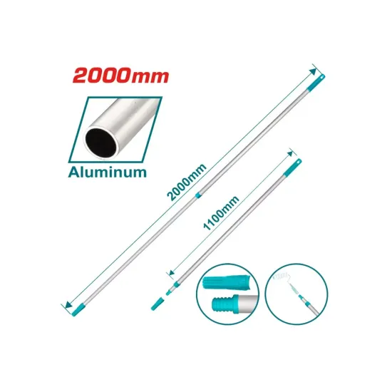 Telescopic aluminum handle 200sm Telescopic aluminum handle 200sm