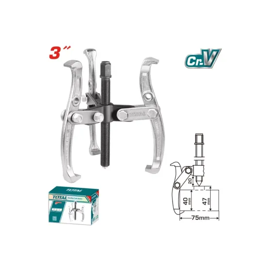 Triple-grip bearing puller 80 mm Triple-grip bearing puller 80 mm