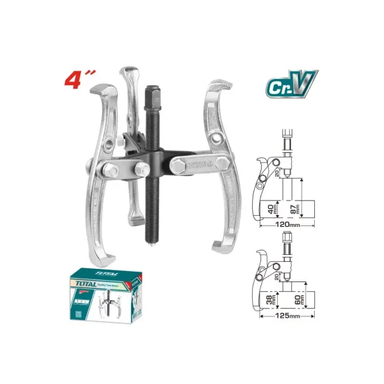 Triple-grip bearing puller 100 mm Triple-grip bearing puller 100 mm