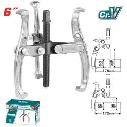 Triple-grip bearing puller 150 mm