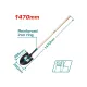 Steel shovel with wooden handle 1470mm Steel shovel with wooden handle 1470mm